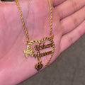 Customize Heart Hanging Necklace