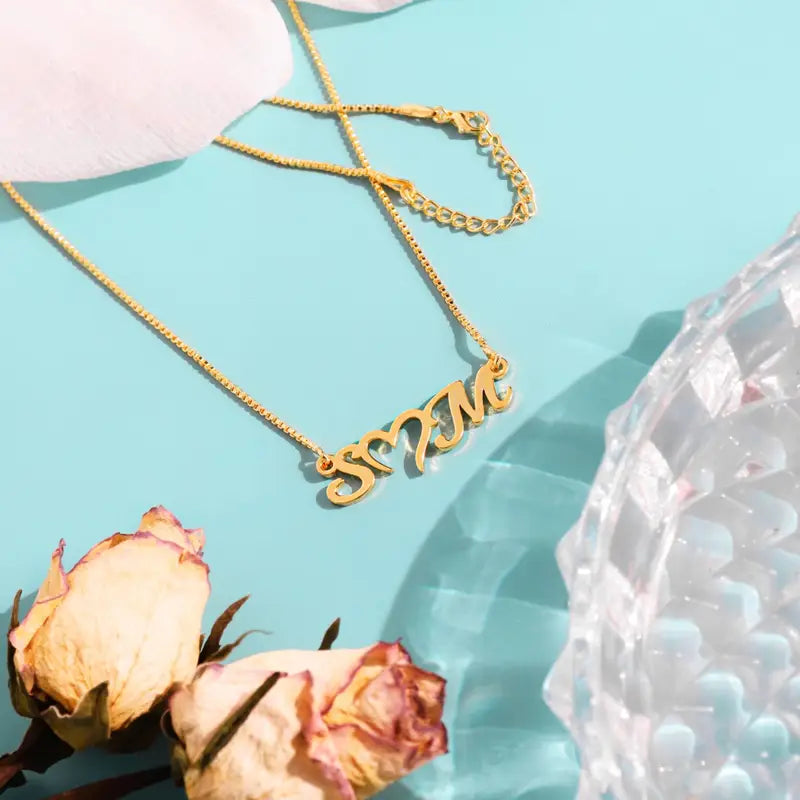 Alphabet Heart Necklace