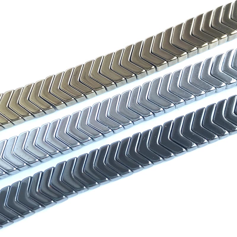 Handmade - Unisex Hematite Arrow Bracelet