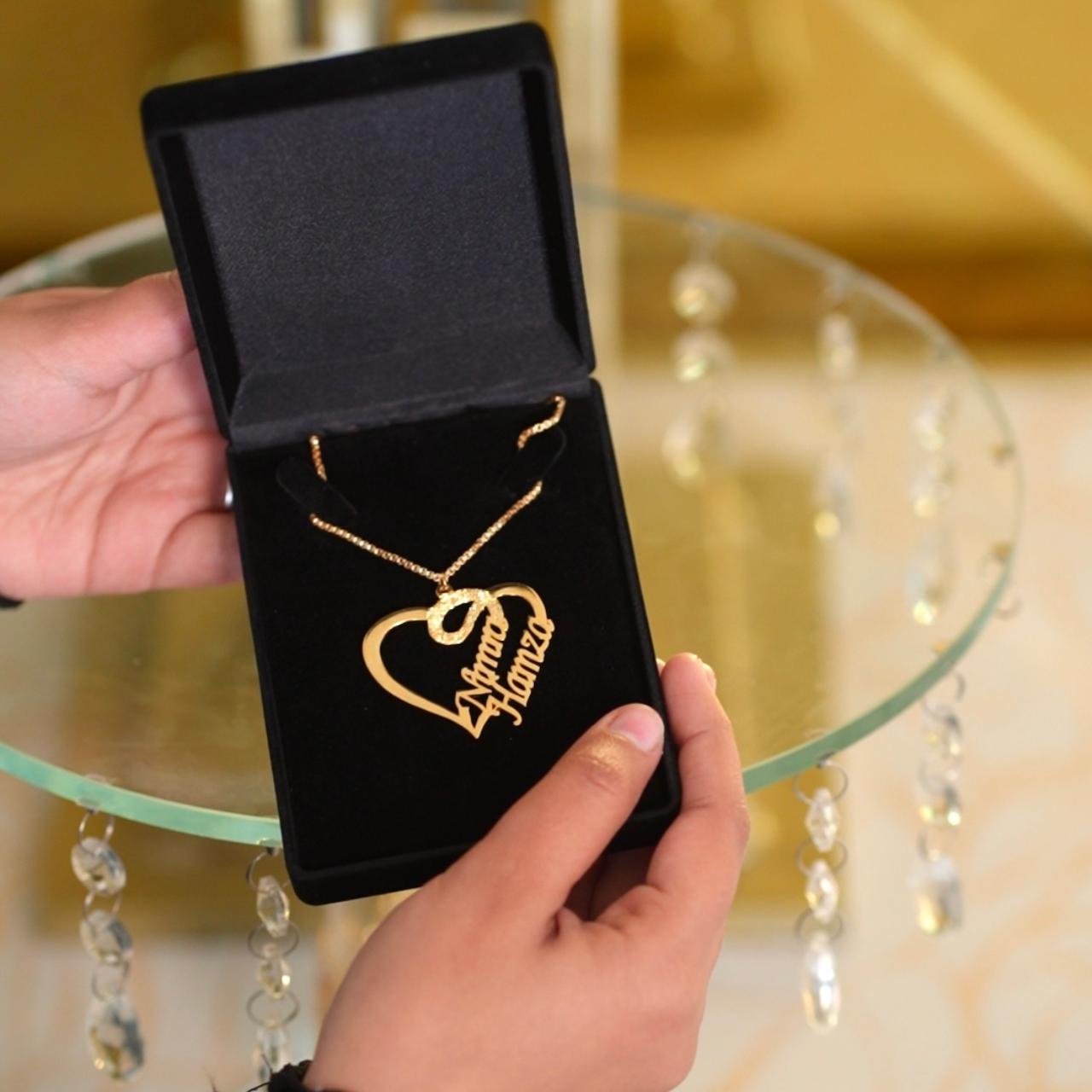 Customize Heart Shape Necklace