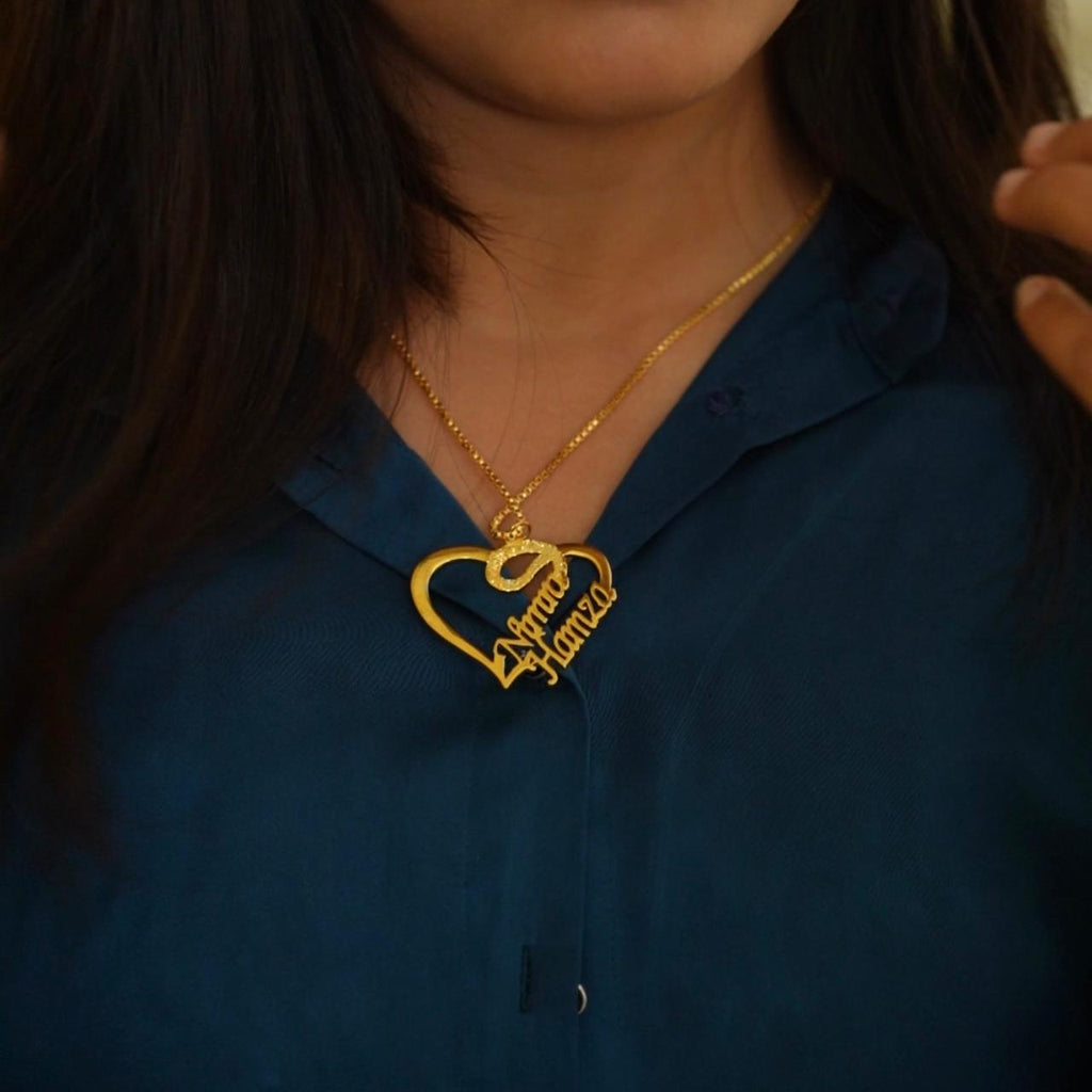 Customize Heart Shape Necklace